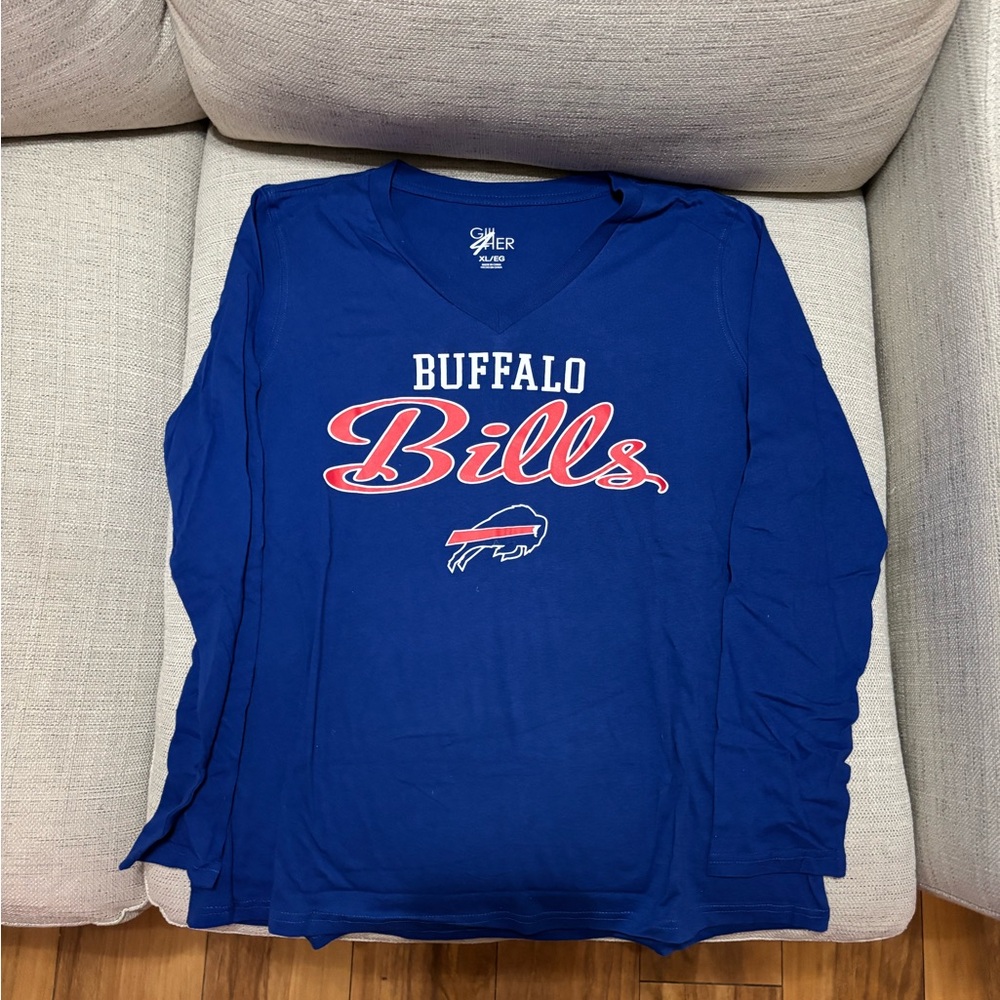 Buffalo Bills NFL Team Apparel Blue Shirt